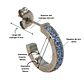 Aros zirconias azules 10mm Titanio Astm F136   - Miniatura 4