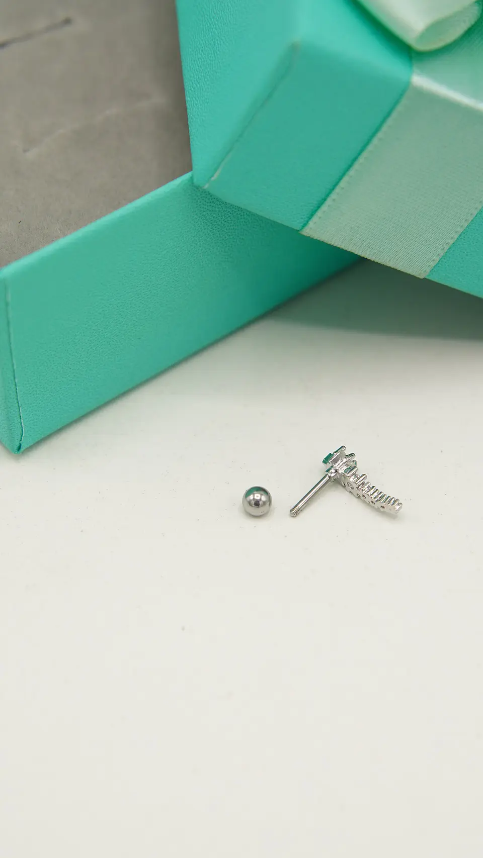 Aro Piercing Helix Flat Lóbulo estrella aurora boreal unidad 5