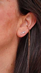 Aro Piercing Helix Flat Lóbulo estrella aurora boreal unidad - Miniatura 3