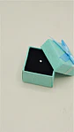 Piercing tipo S nostril 3mm titanio ASTM F136 chapado en oro 18k - Miniatura 6