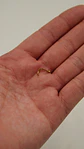 Piercing Nariz Nostril Tipo S Titanio ASTM F136 20G · Zirconia 2mm · Chapado en Oro 18k - Miniatura 4
