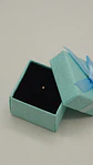Piercing Nariz Nostril Tipo S Titanio ASTM F136 20G · Zirconia 2mm · Chapado en Oro 18k - Miniatura 5
