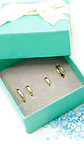 Pack de argollas lisas earcuff bañado oro 18k - Miniatura 2