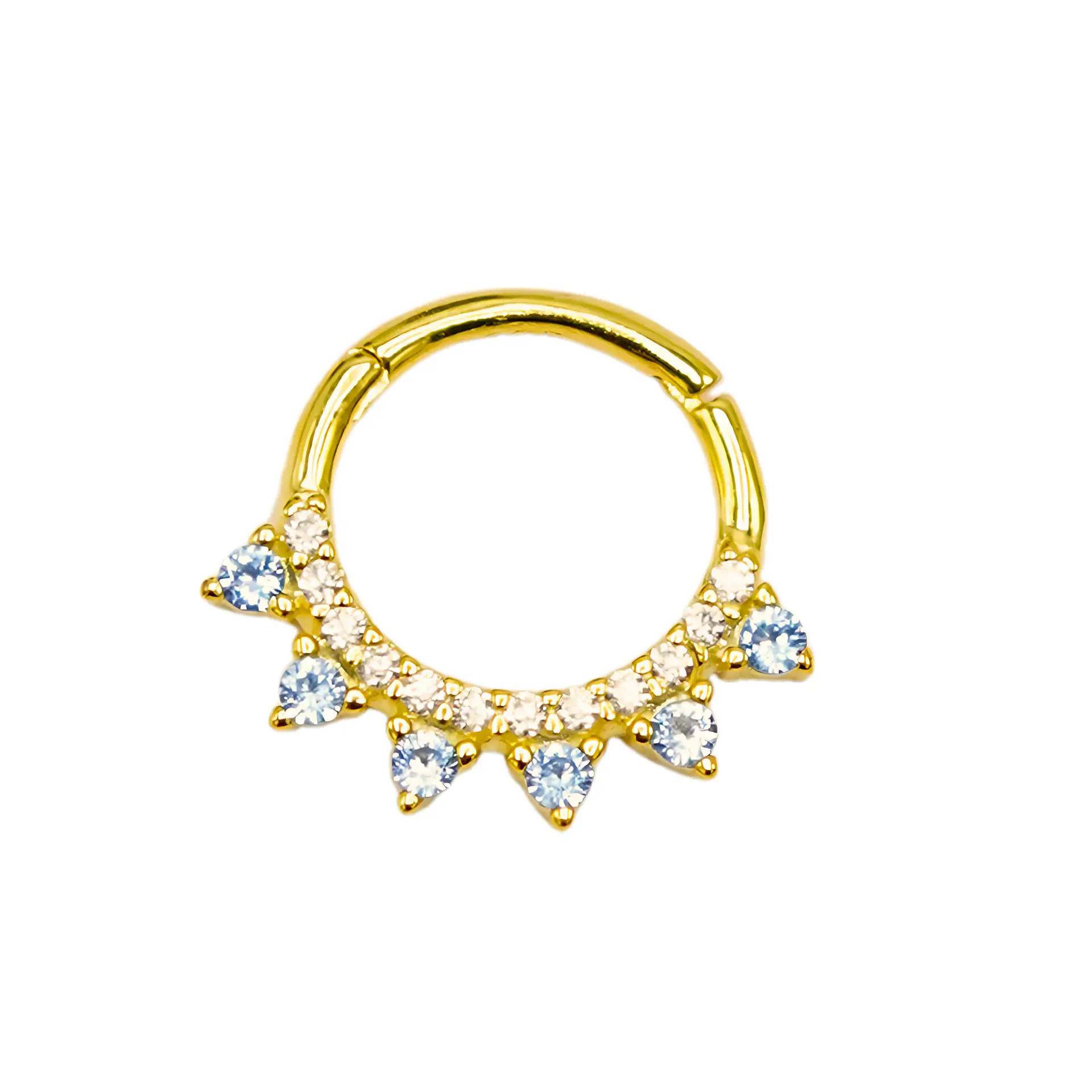 Piercing Septum love winter Plata fina ley S925 Chapada Oro 1