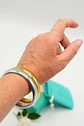 Pack de pulseras elasticas tejido de serpiente  hipoalergenicas  - Miniatura 7