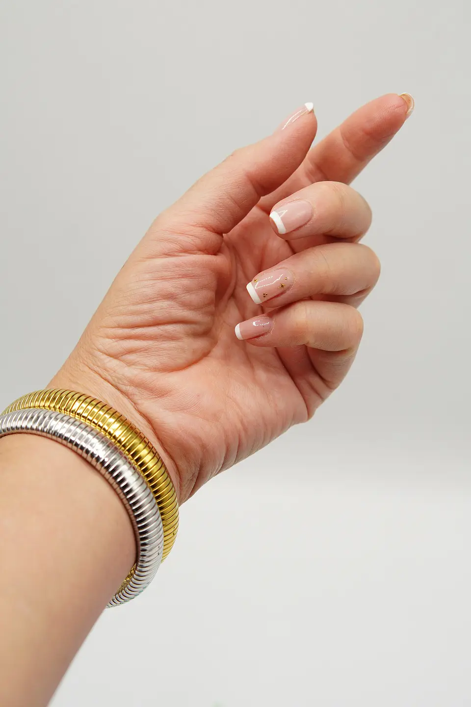 Pack de pulseras elasticas tejido de serpiente  hipoalergenicas  5