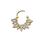 Piercing Septum daith every Sunrise Plata fina ley S925 Bañado de oro 18k - Miniatura 1