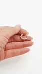 Piercing Septum daith every Sunrise Plata fina ley S925 Bañado de oro 18k - Miniatura 9