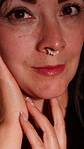 Piercing Septum daith every Sunrise Plata fina ley S925 Bañado de oro 18k - Miniatura 10