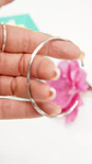 Pulsera rigida florencia plateada hipoalergenica - Miniatura 11