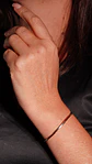 Pulsera rigida florencia plateada hipoalergenica - Miniatura 4