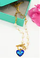 Collar Miranda con Cristal Swarovski® perlas de Rio chapado en oro 18k  - Miniatura 2