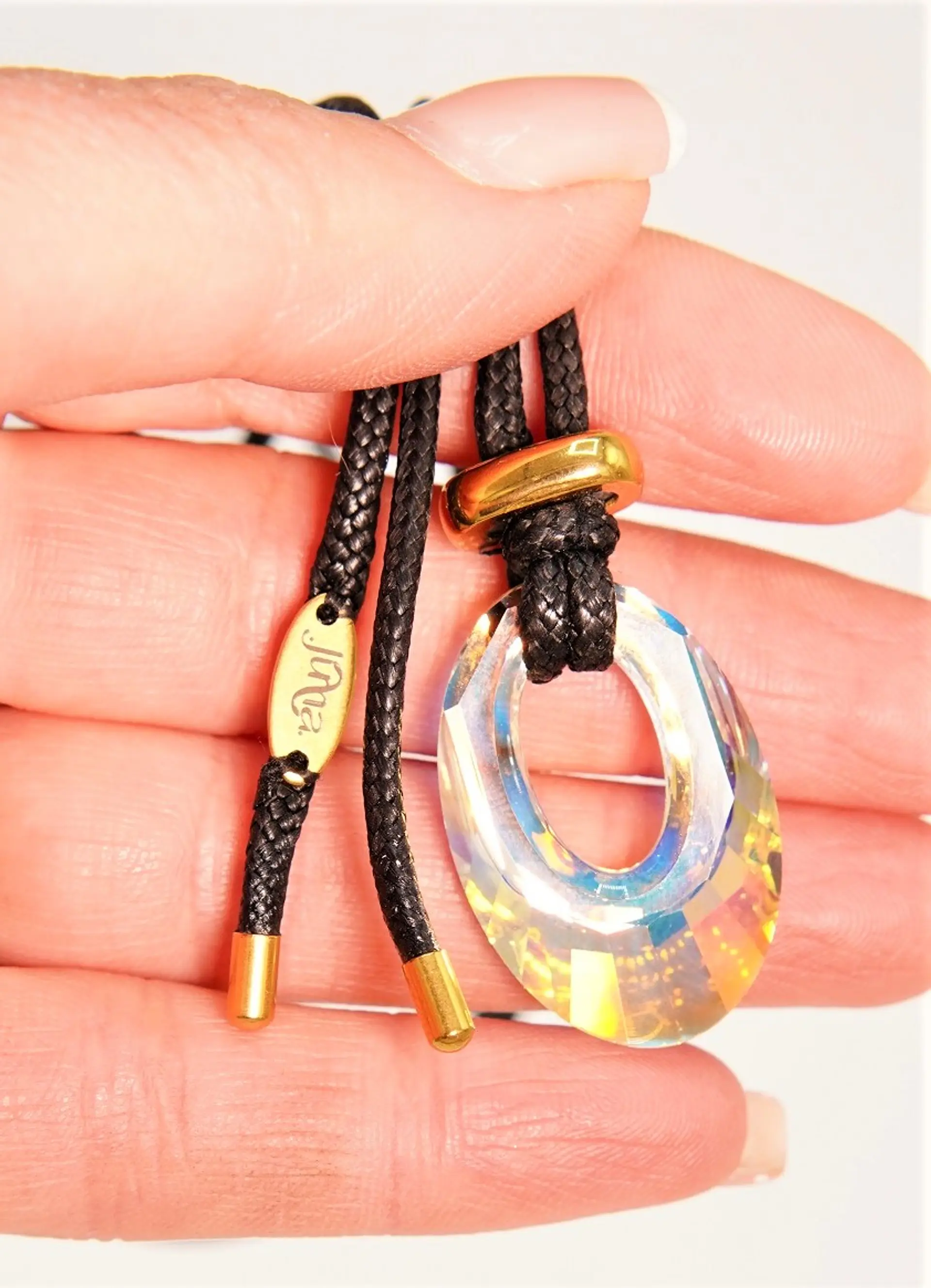 Colgante ajustable JD con Cristal Swarovski® helios aurora boreal 8
