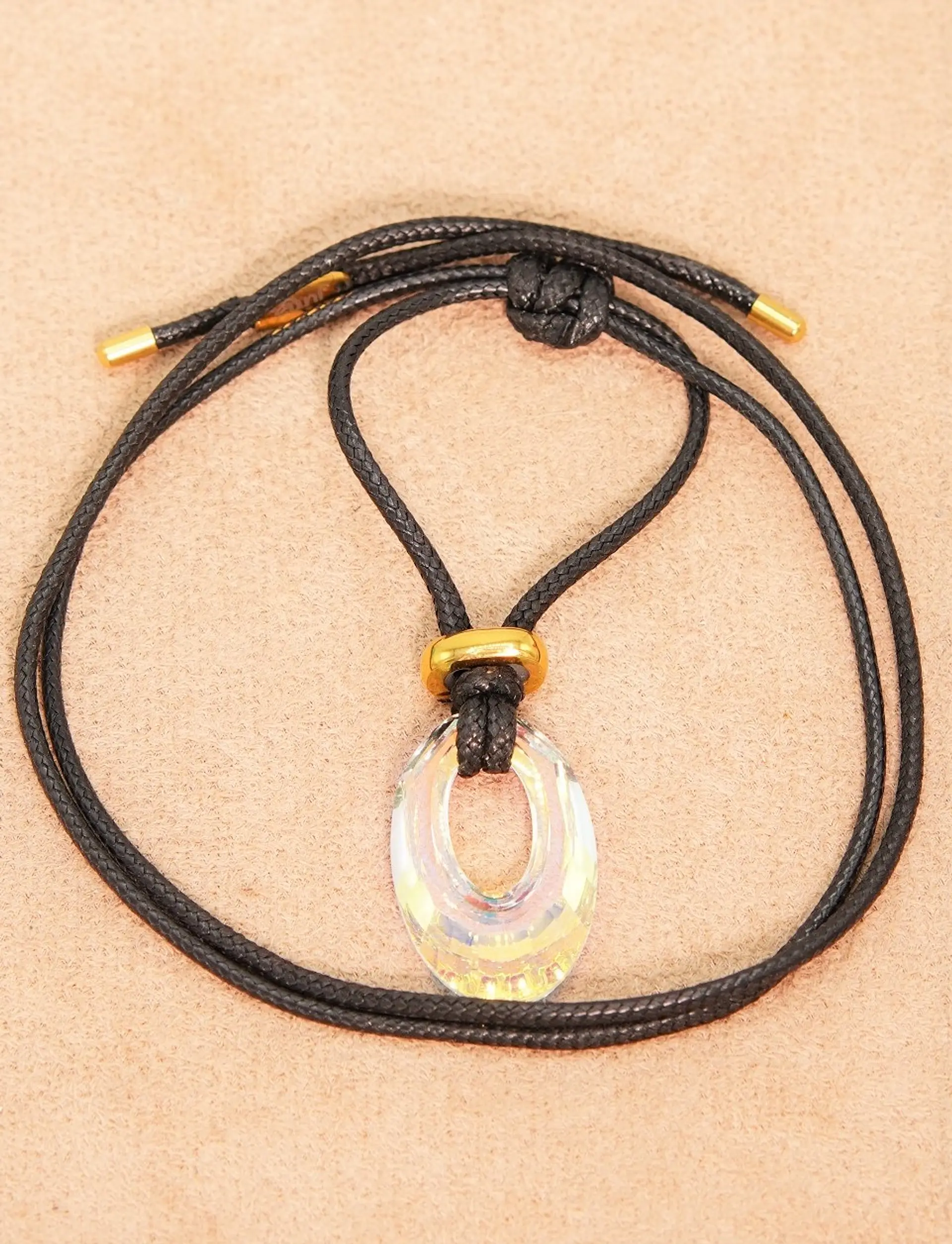 Colgante ajustable JD con Cristal Swarovski® helios aurora boreal 14