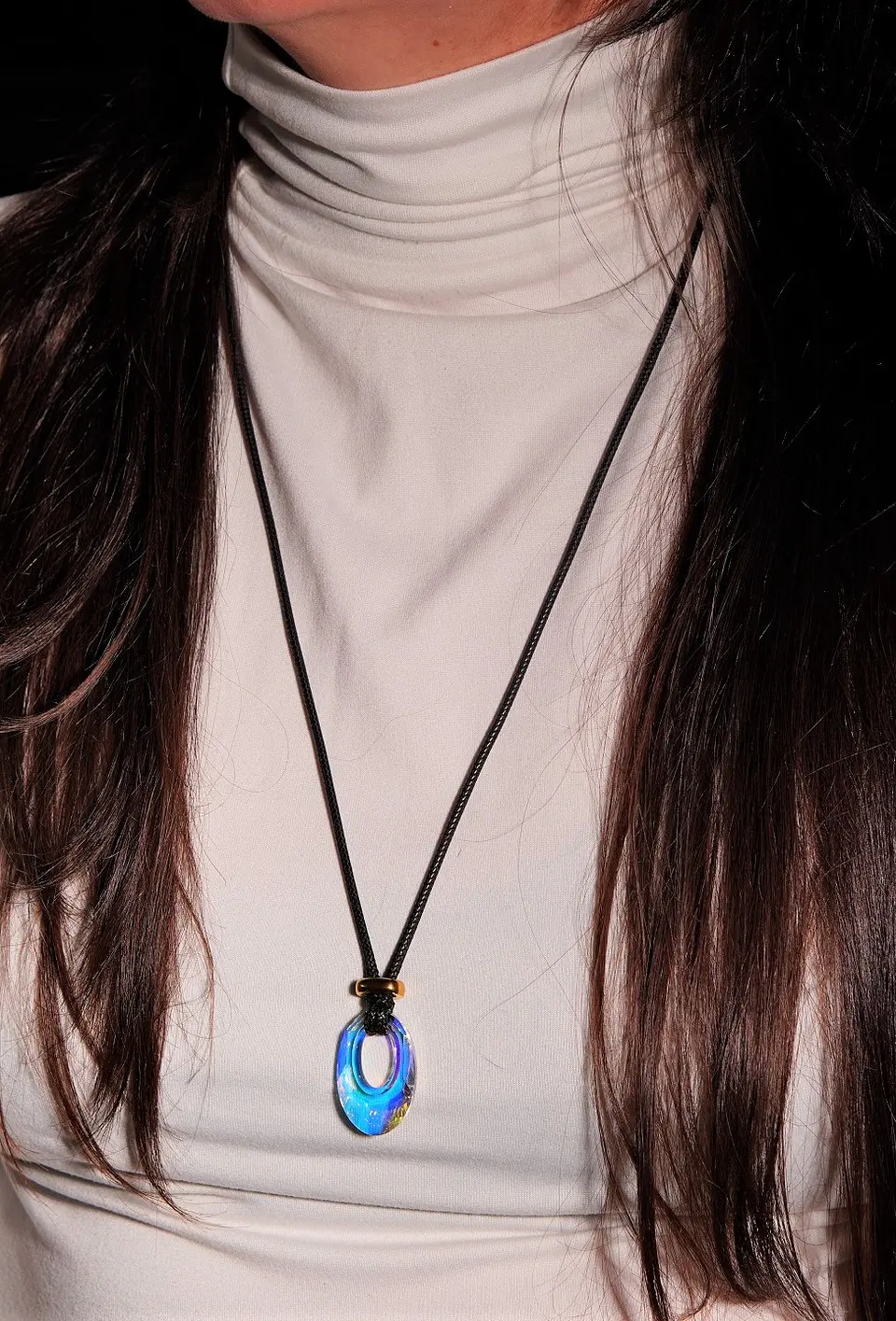 Colgante ajustable JD con Cristal Swarovski® helios aurora boreal 3
