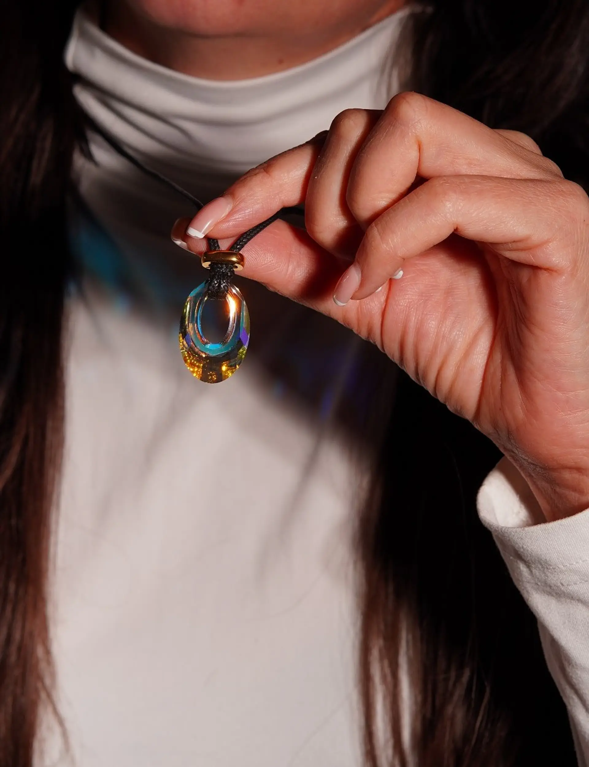 Colgante ajustable JD con Cristal Swarovski® helios aurora boreal 9