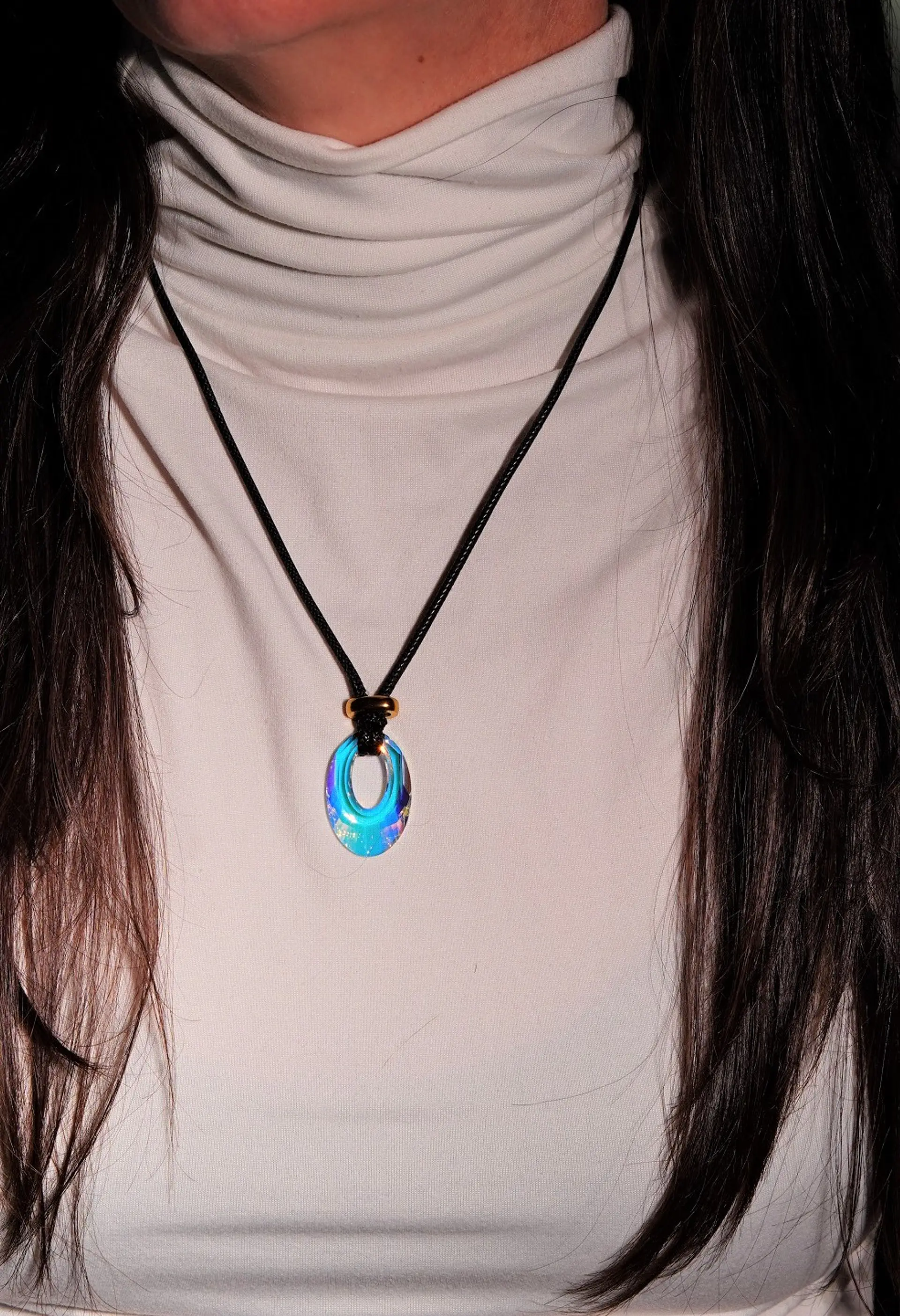 Colgante ajustable JD con Cristal Swarovski® helios aurora boreal 5