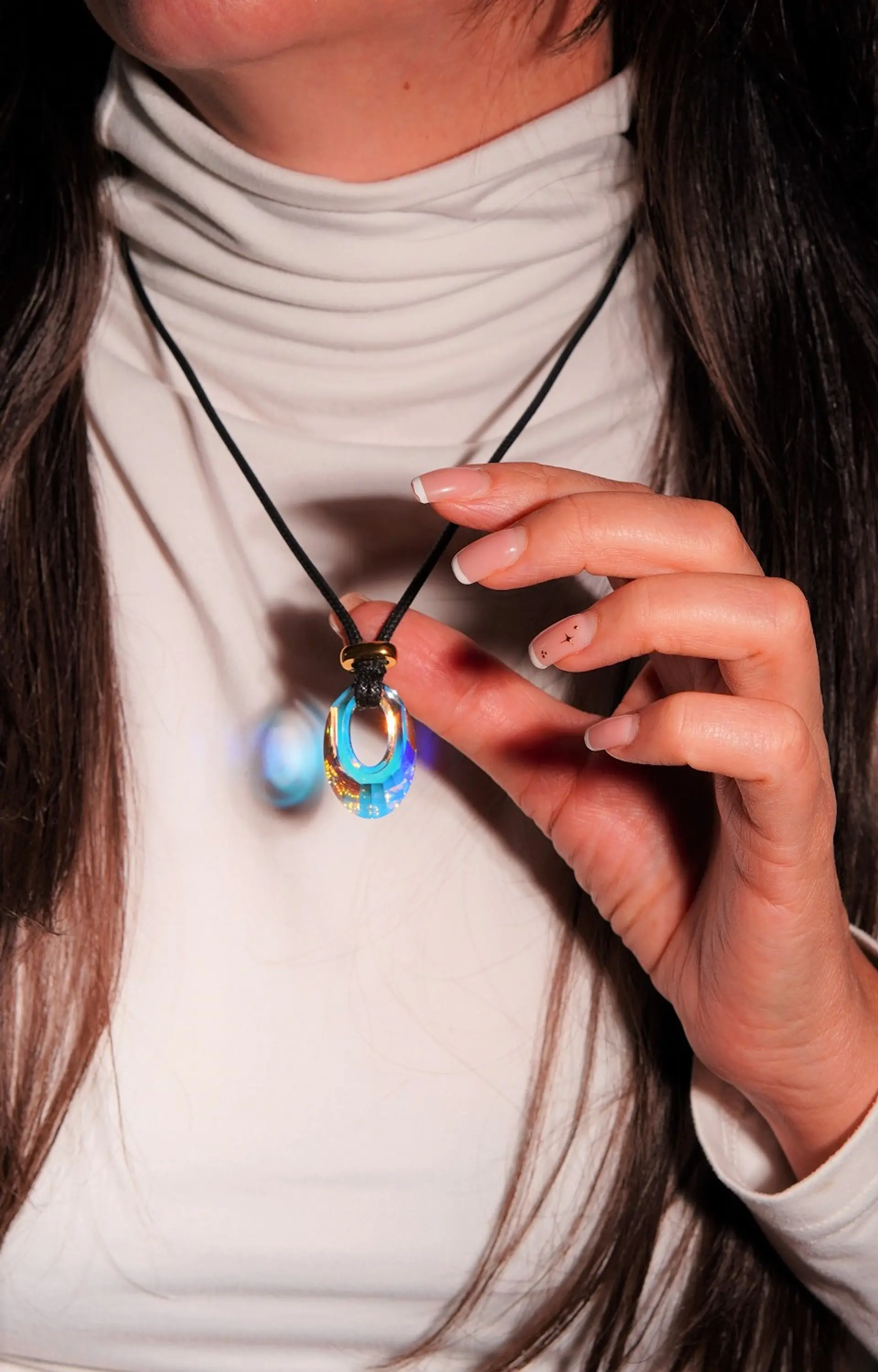 Colgante ajustable JD con Cristal Swarovski® helios aurora boreal 7