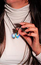 Colgante ajustable JD con Cristal Swarovski® helios aurora boreal - Miniatura 7
