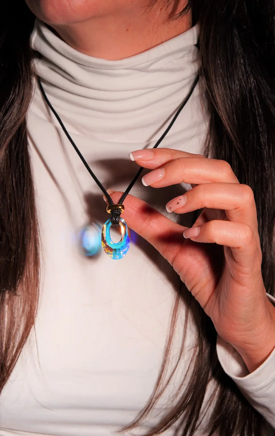 Colgante ajustable JD con Cristal Swarovski® helios aurora boreal 7