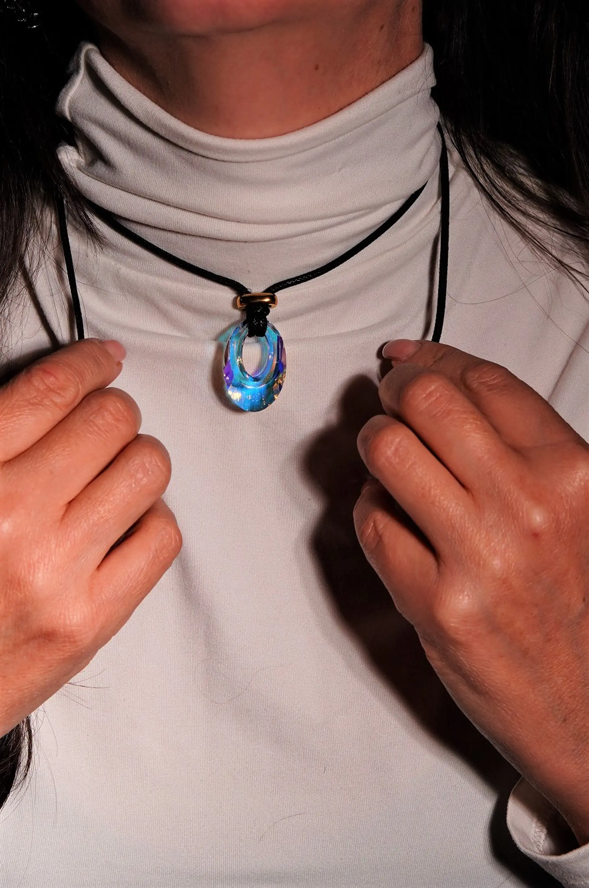 Colgante ajustable JD con Cristal Swarovski® helios aurora boreal 6