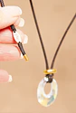 Colgante ajustable JD con Cristal Swarovski® helios aurora boreal - Miniatura 10