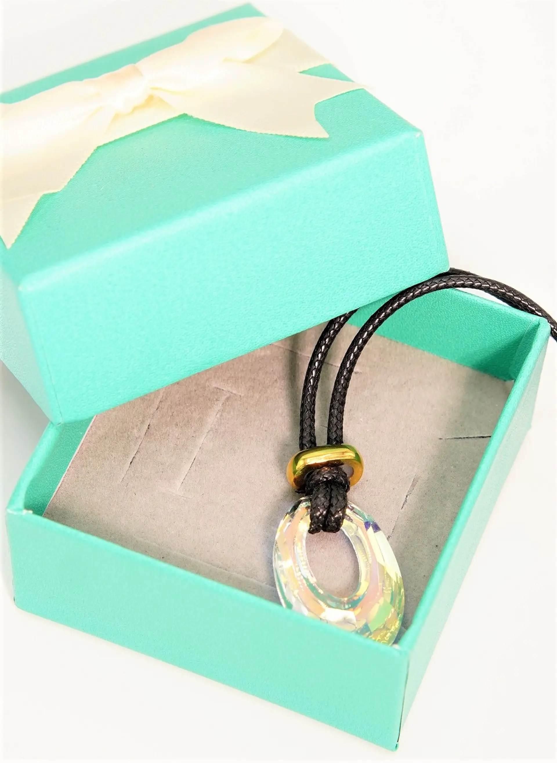 Colgante ajustable JD con Cristal Swarovski® helios aurora boreal 12