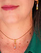Conjunto Veronica collar ajustable con cristales de Swarovski® chapado en oro 18k - Miniatura 8