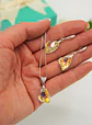 Conjunto Amor Amor con cristales de Swarovski® devoted 2u plata fina 925  - Miniatura 7