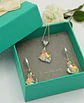 Conjunto Amor Amor con cristales de Swarovski® devoted 2u plata fina 925  - Miniatura 2