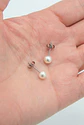 Aros Sascha perla 6mm titanio ASTM F136 20G - Miniatura 7