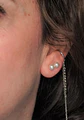 Aros Sascha perla 6mm titanio ASTM F136 20G - Miniatura 3