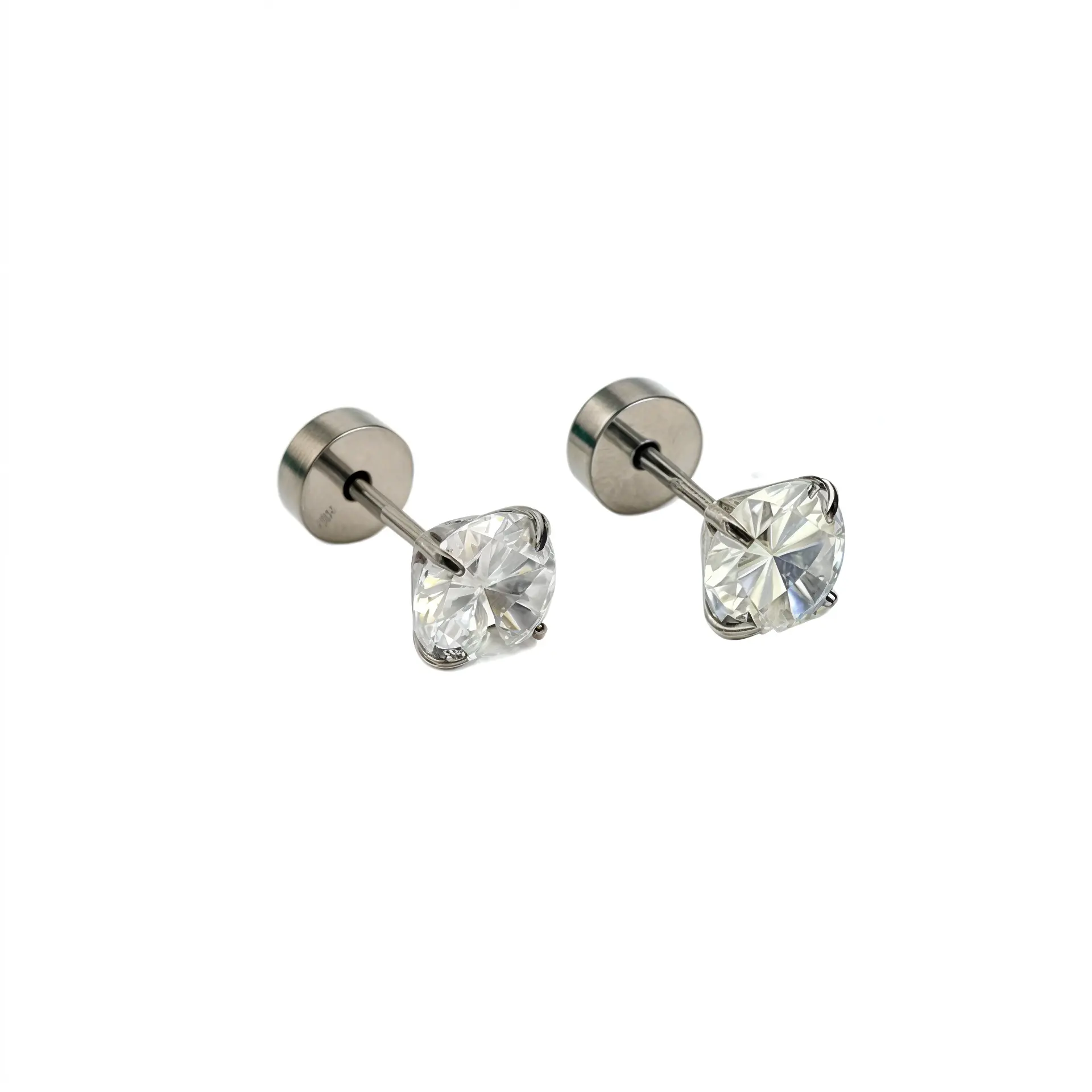 Aros punto de luz 6mm titanio tapa seguridad 20g 1