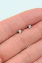 Aros punto de luz 3mm titanio tapa seguridad 20g  - Miniatura 8