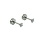 Aros punto de luz 3mm titanio tapa seguridad 20g  - Miniatura 5