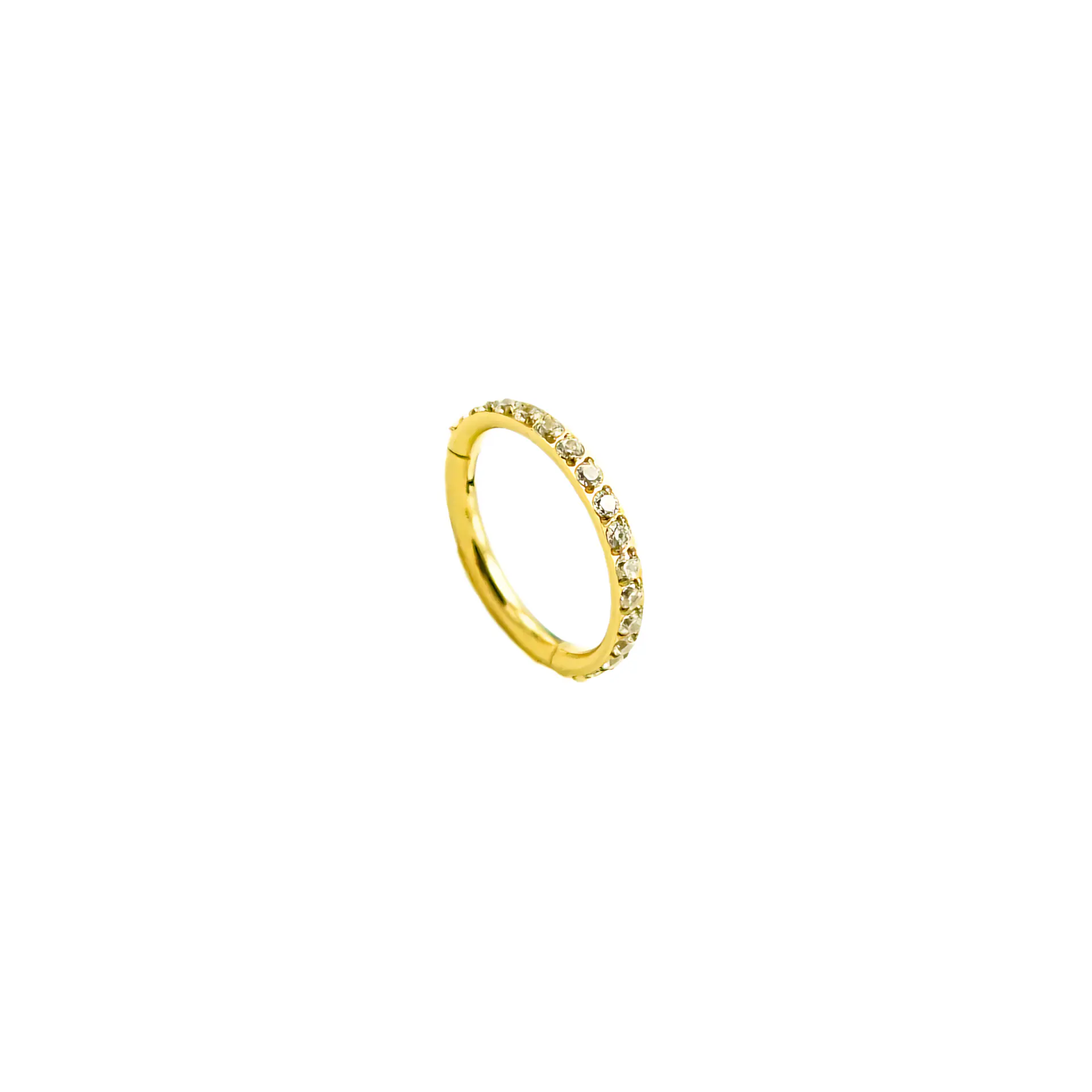 Piercing septum 6mm 16G titanio chapado en oro 18k 1