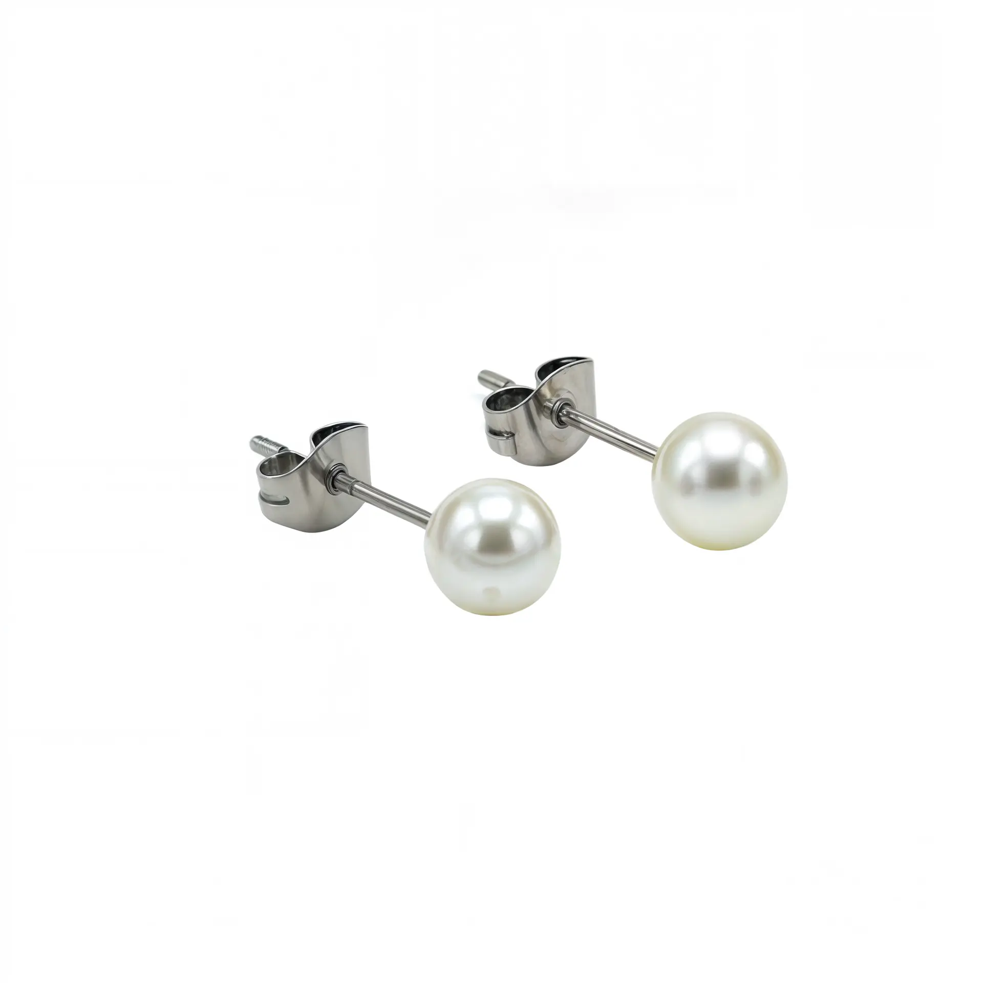 Aros Sascha perla 5mm titanio ASTM F136 20g 1