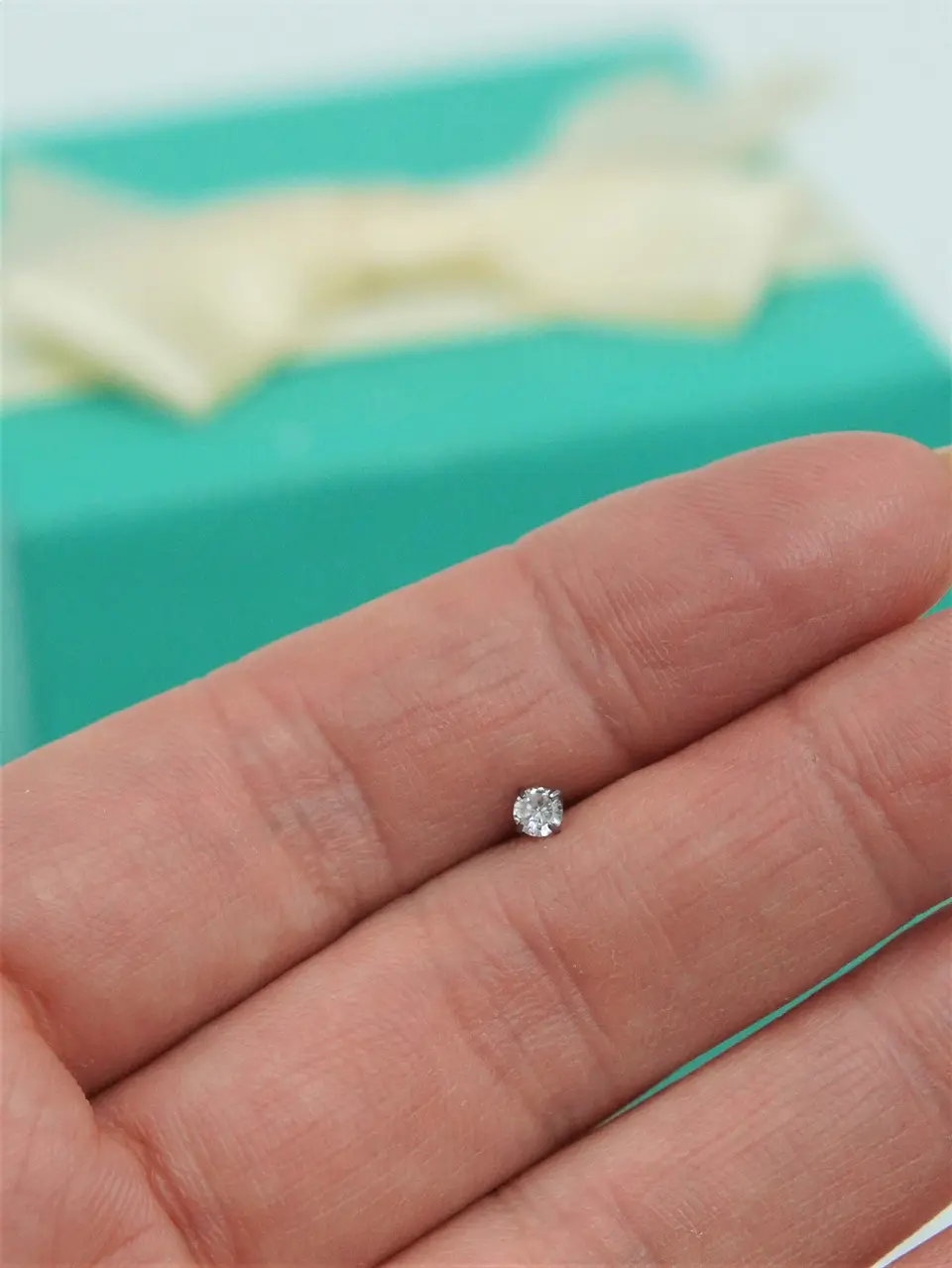 Piercing punto de luz 3mm titanio push pin nostril tragus 6