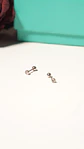 Aros punto de luz Aria 3mm titanio tapa de seguridad 20g - Miniatura 6