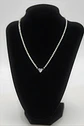 Collar tennis zirconias cubicas corazon hipoalergenico - Miniatura 5