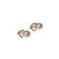 Aros perla 8mm sin perforación bañado en oro 14k - Miniatura 8