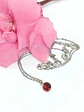 Colgante Collar Punto Luz Zirconio Colores Plata fina ley S925 - Miniatura 15