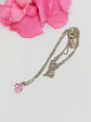 Colgante Collar Punto Luz Zirconio Colores Plata fina ley S925 - Miniatura 20