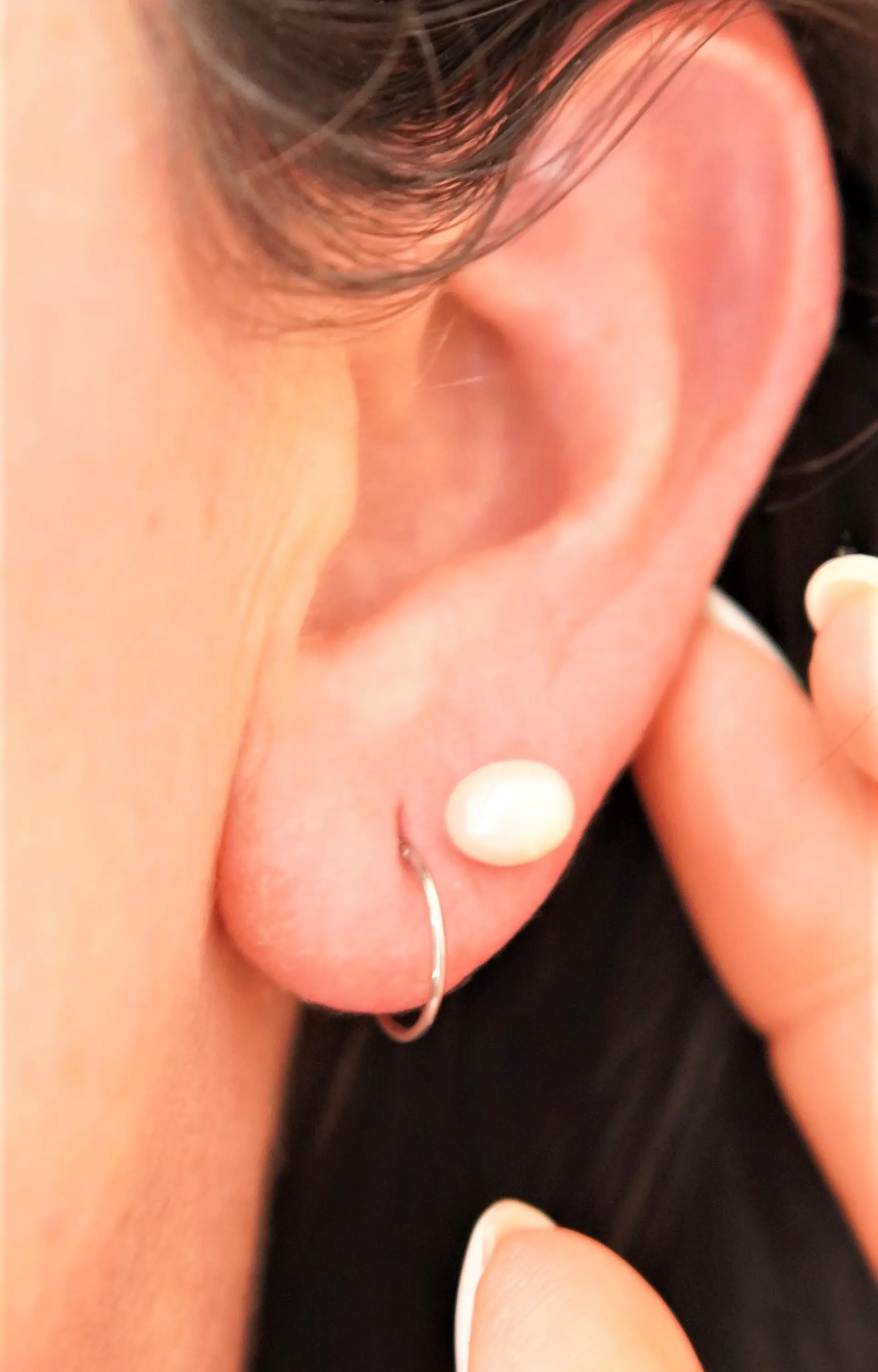 Argollas Clicker 10mm 20g Acero Quirurgico Plateadas Ligeras 4
