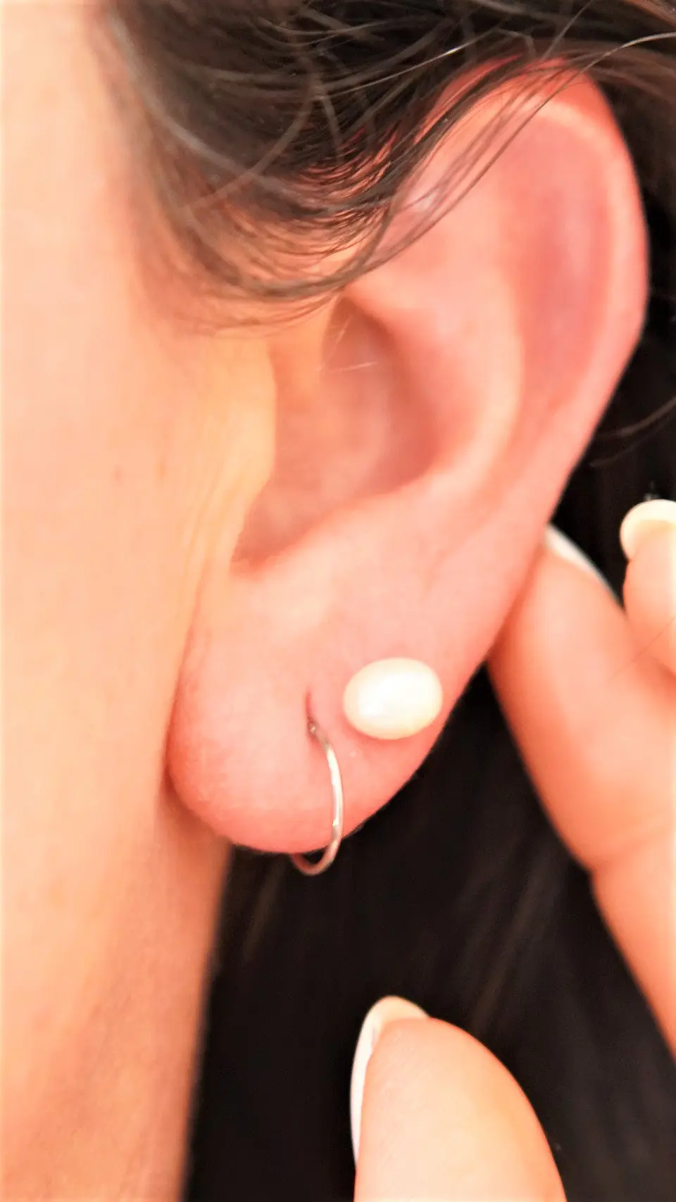 Argollas Clicker 10mm 20g Acero Quirurgico Plateadas Ligeras 4