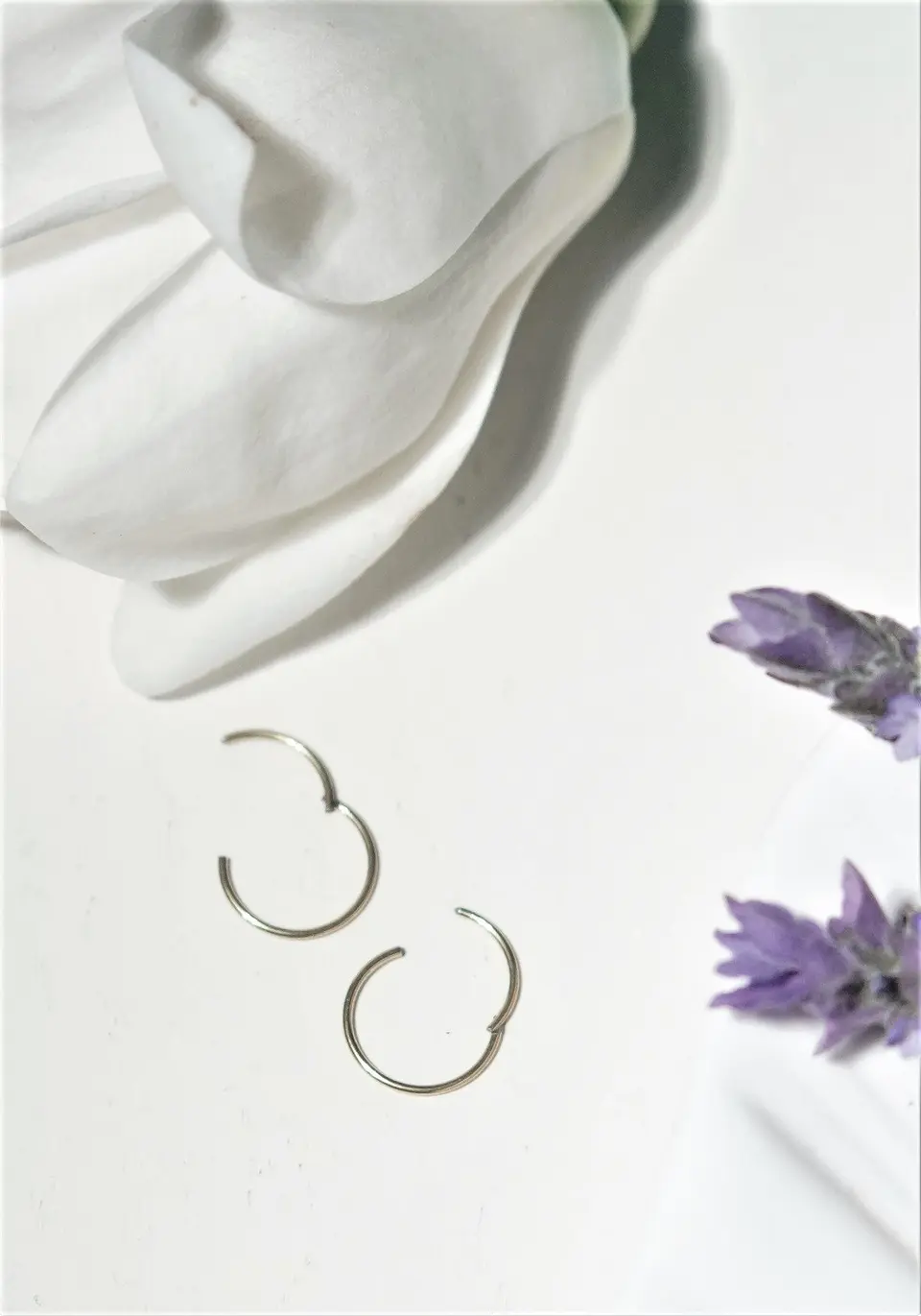 Argollas Clicker 8mm 20g Acero Quirurgico Plateadas Ligeras 3