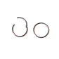 Argollas Clicker 8mm 20g Acero Quirurgico Plateadas Ligeras - Miniatura 1