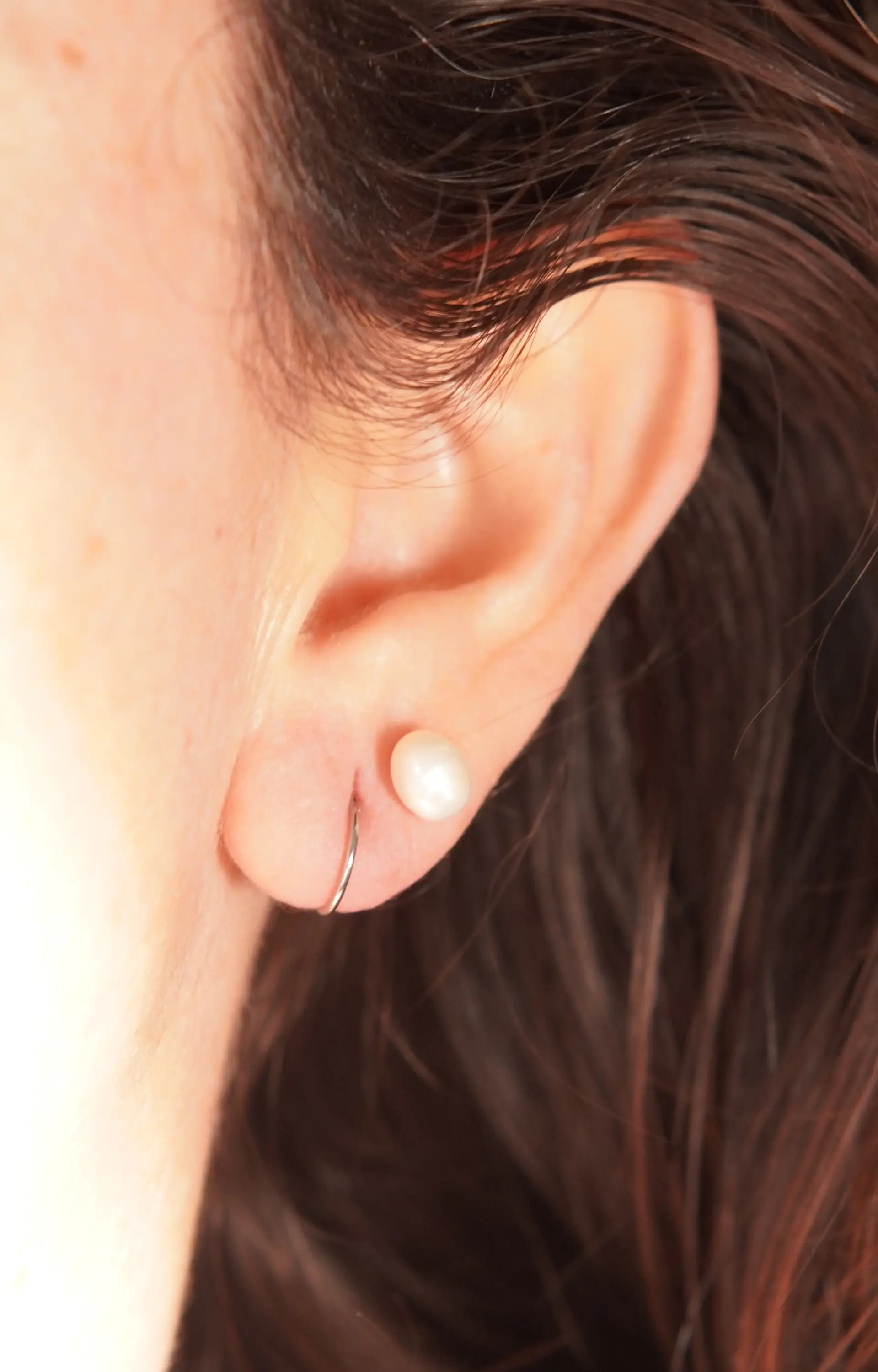 Argollas Clicker 8mm 20g Acero Quirurgico Plateadas Ligeras 10