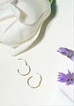 Argollas Clicker 8mm 20g Acero Quirurgico Chapadas En Oro 18k - Miniatura 2