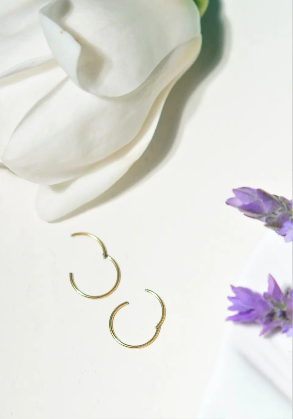 Argollas Clicker 8mm 20g Acero Quirurgico Chapadas En Oro 18k 2